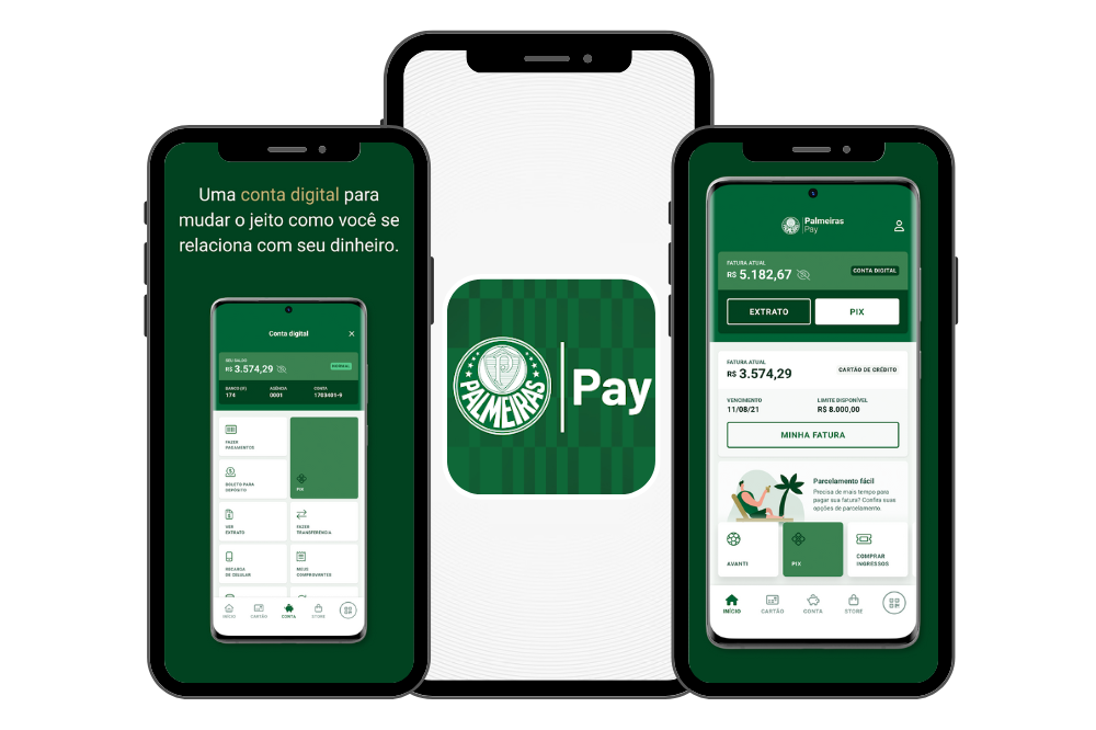 Palmeiras Pay conta digital