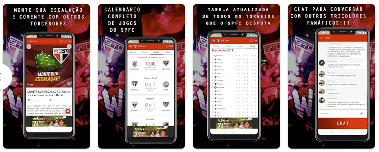 Aplicativo para ter notícias do SPFC em tempo real 3 Aplicativo notícias SPFC tempo real