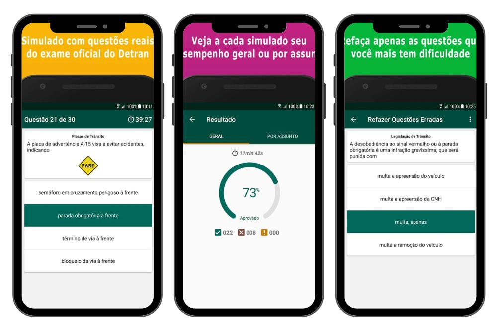 Simulado Detran SE: aplicativo com questões para prova teórica no Sergipe 4 Simulado Detran SE