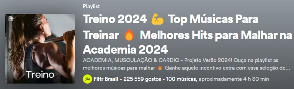 Música para treinar