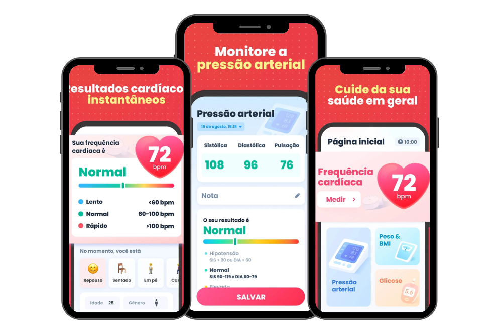 Aplicativo para monitorar frequência cardíaca