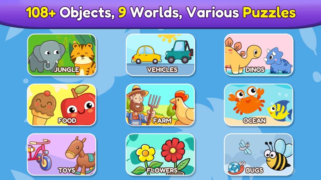 Puzzlespiele für Kinder