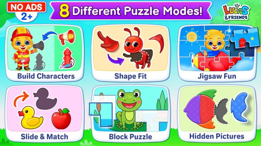 Puzzlespiele für Kinder