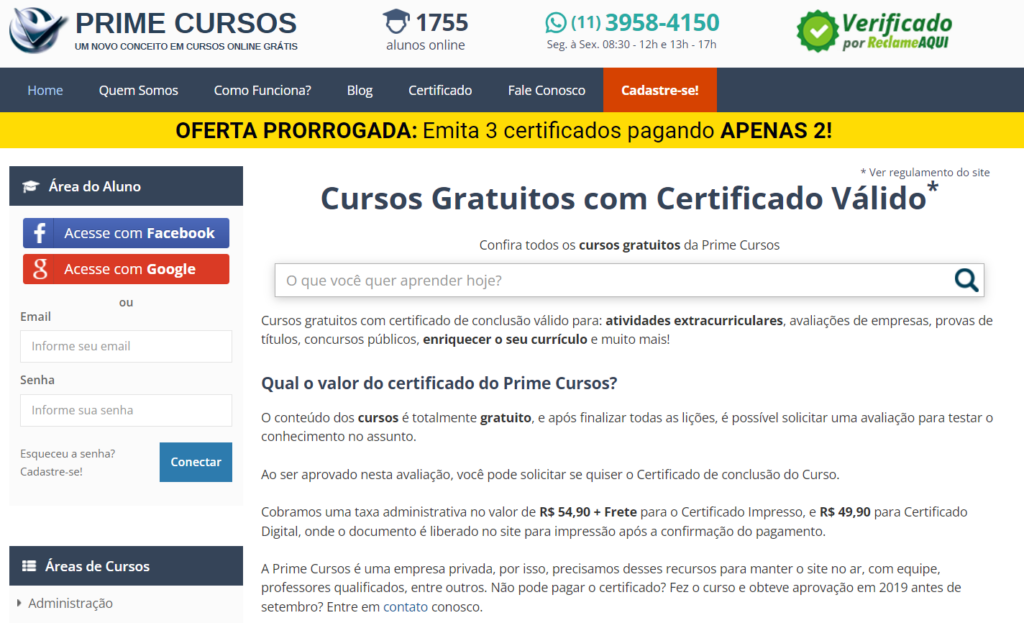 Cursos online gratuitos