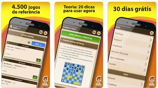 Aplicativo para estudar aberturas de xadrez