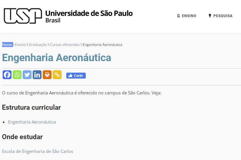Aplicativo para estudar construção de aviões