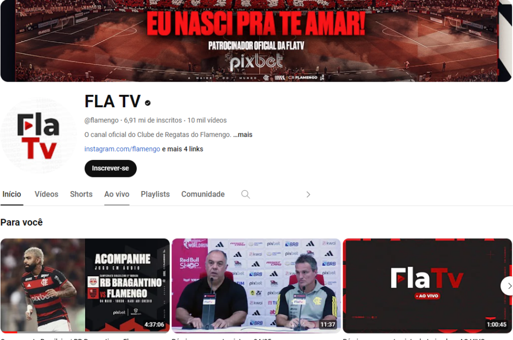 Assistir jogo do Flamengo ao vivo