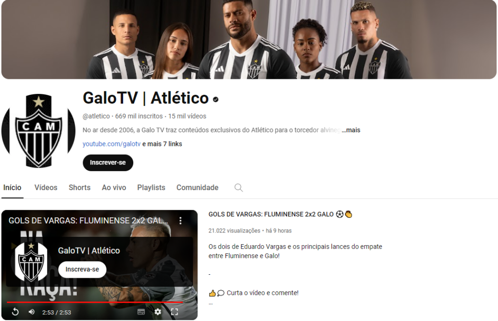 Assistir jogo do Atlético Mineiro ao vivo