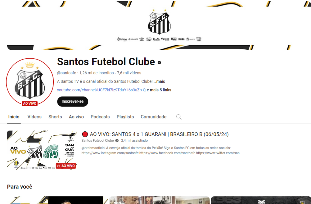 Jogo do Santos