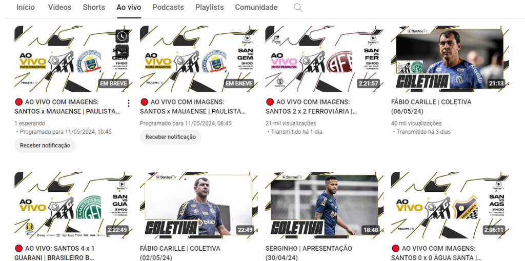 Jogo do Santos