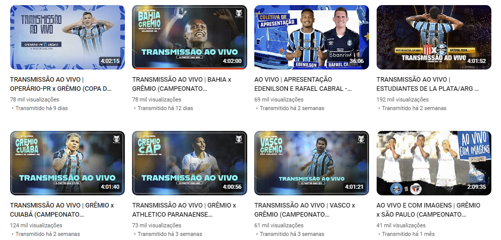Onde assistir ao jogo do Grêmio ao vivo
