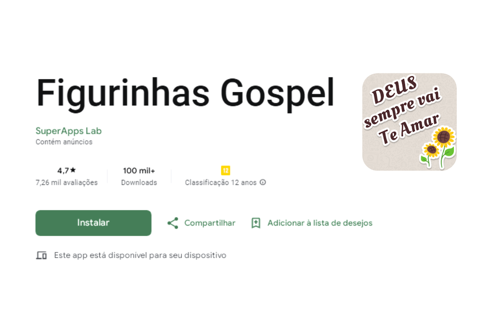 Figurinhas gospel para WhatsApp
