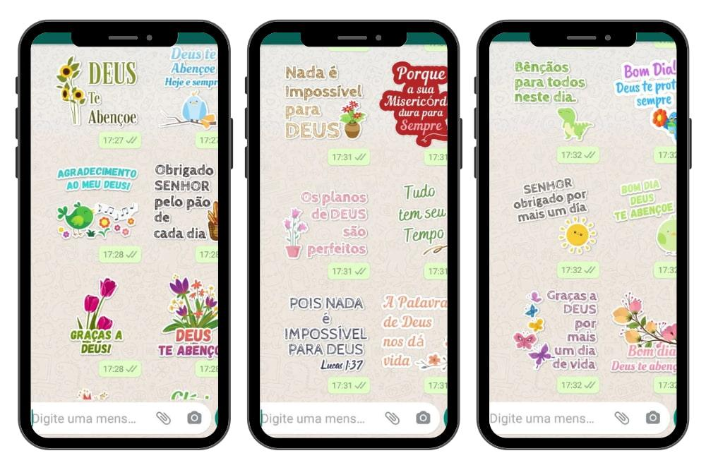 Figurinhas gospel para WhatsApp