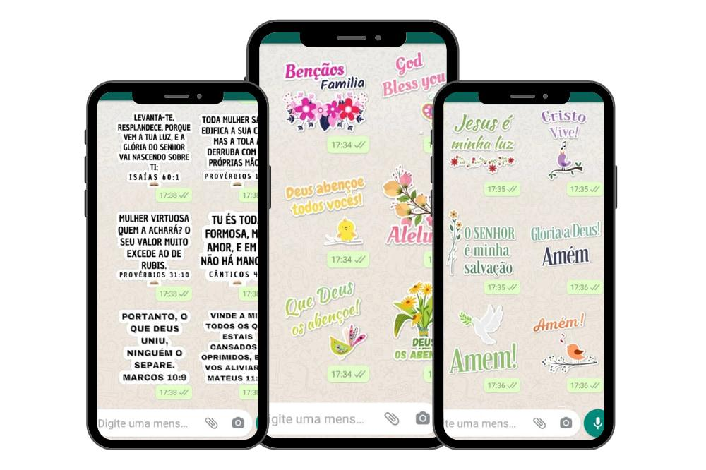 Figurinhas gospel para WhatsApp
