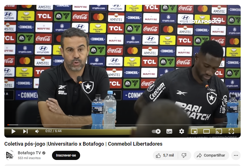 Assistir ao jogo do Botafogo ao vivo