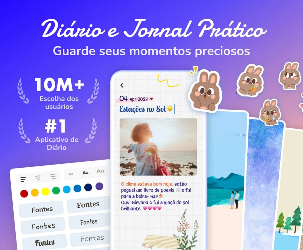 Diário com senha