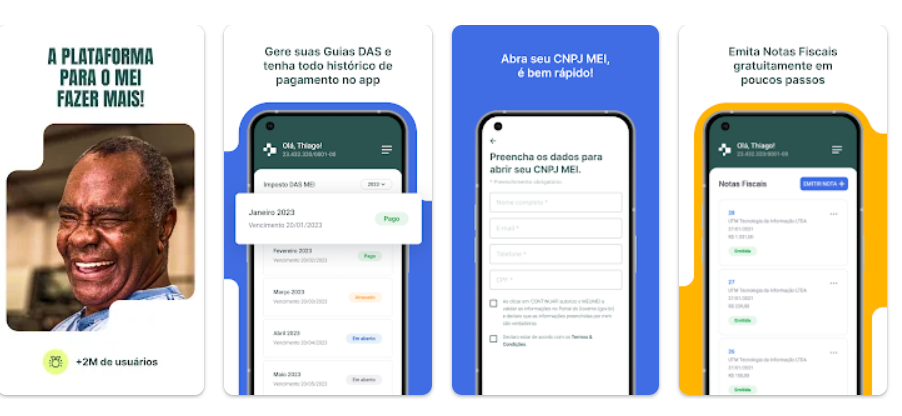 Mais MEI: app para abrir MEI, emitir notas fiscais e gerar guias DAS/MEI 2 Abrir MEI