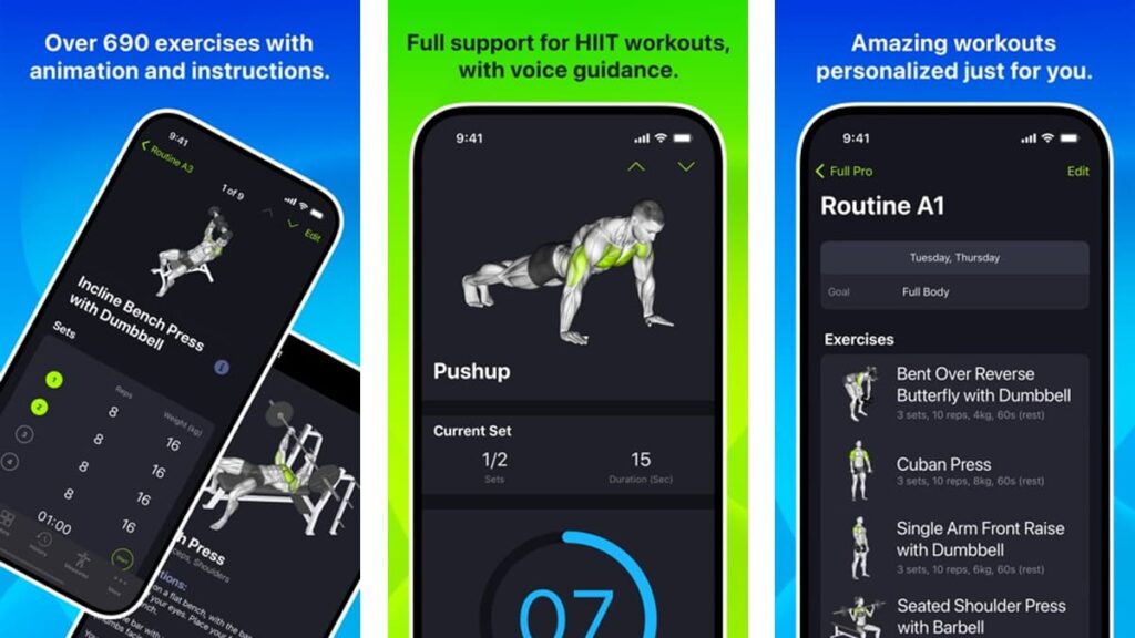 exercise apps