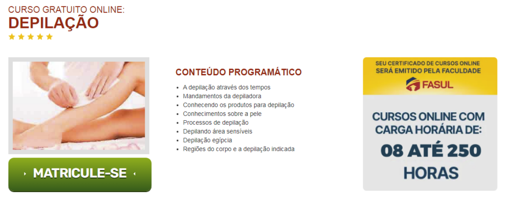 Cursos de estética