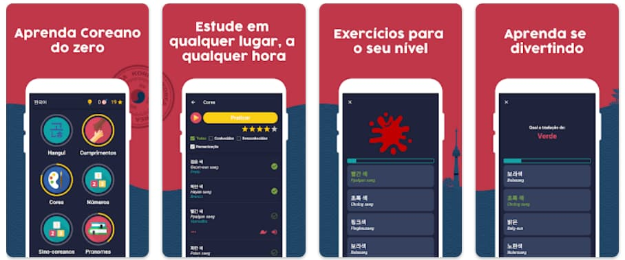 Aprender coreano nível iniciante