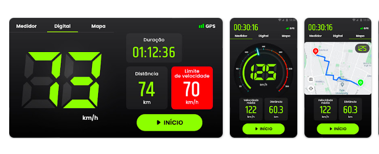 Aplicativo de velocímetro digital para motos: baixe grátis 2 Velocímetro digital para motos