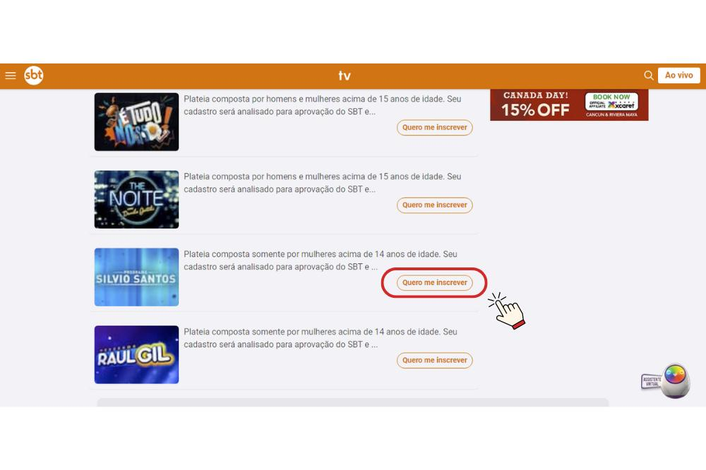 Como participar da plateia do Programa Silvio Santos 3 Plateia do Programa Silvio Santos