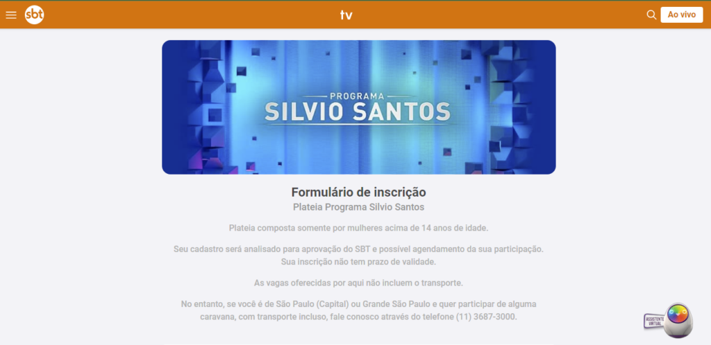 Como participar da plateia do Programa Silvio Santos 4 Plateia do Programa Silvio Santos