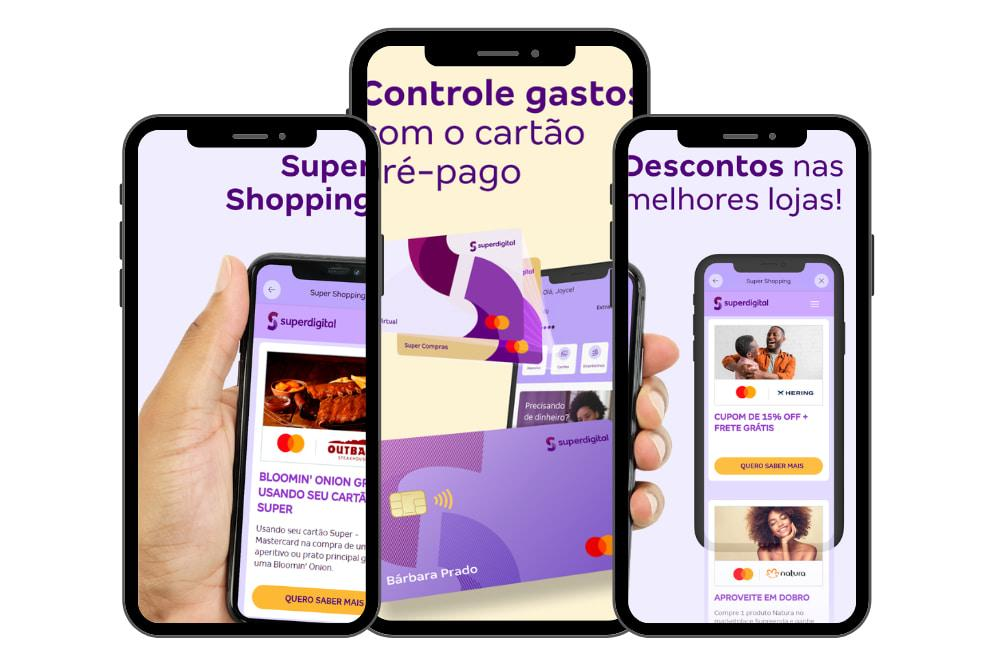 Aplicativo Superdigital: cartão de crédito aprovado para negativados 5 Cartão de crédito Superdigital