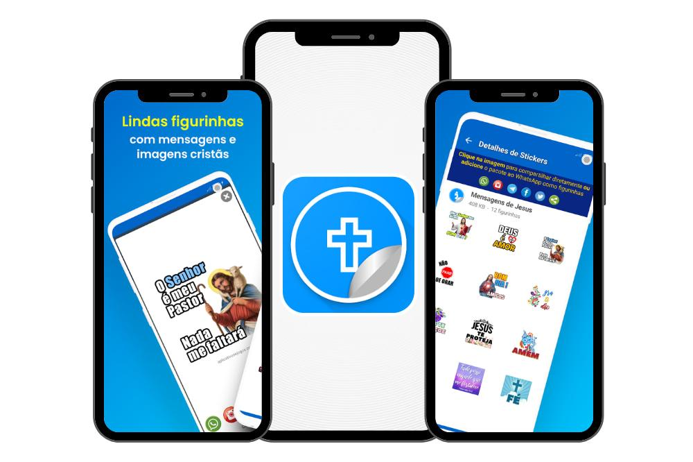 Aplicativo 100% grátis de figurinhas de Jesus para WhatsApp 2 Figurinhas de Jesus