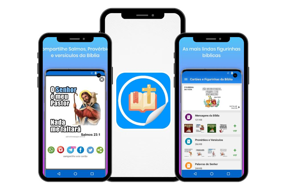 Aplicativo de figurinhas da Bíblia para usar grátis no WhatsApp 2 Figurinhas da Bíblia