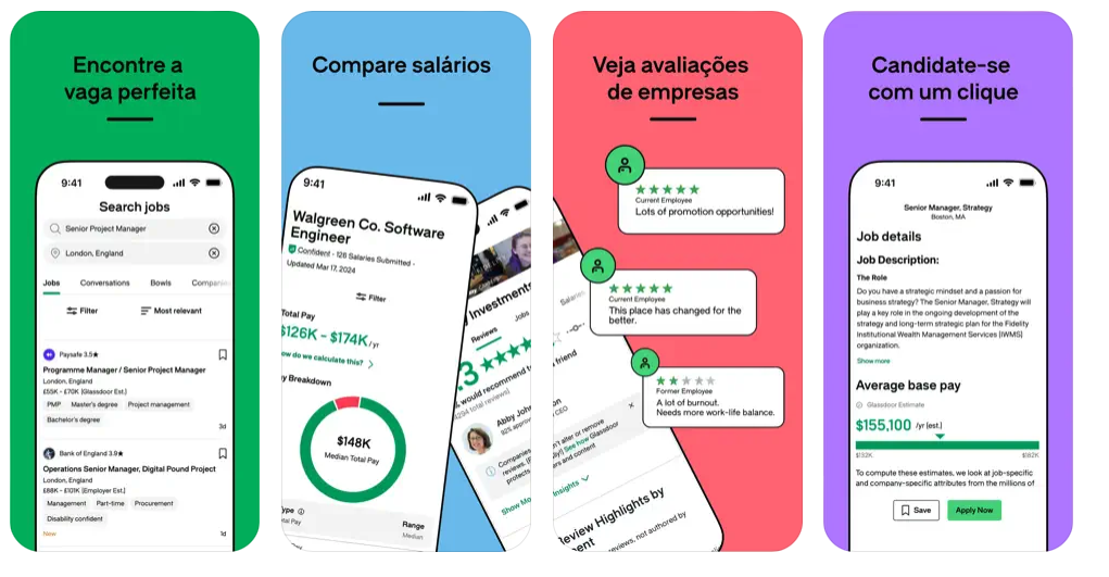 Glassdoor: aplicativo para saber o salário de qualquer empresa 3 Glassdoor