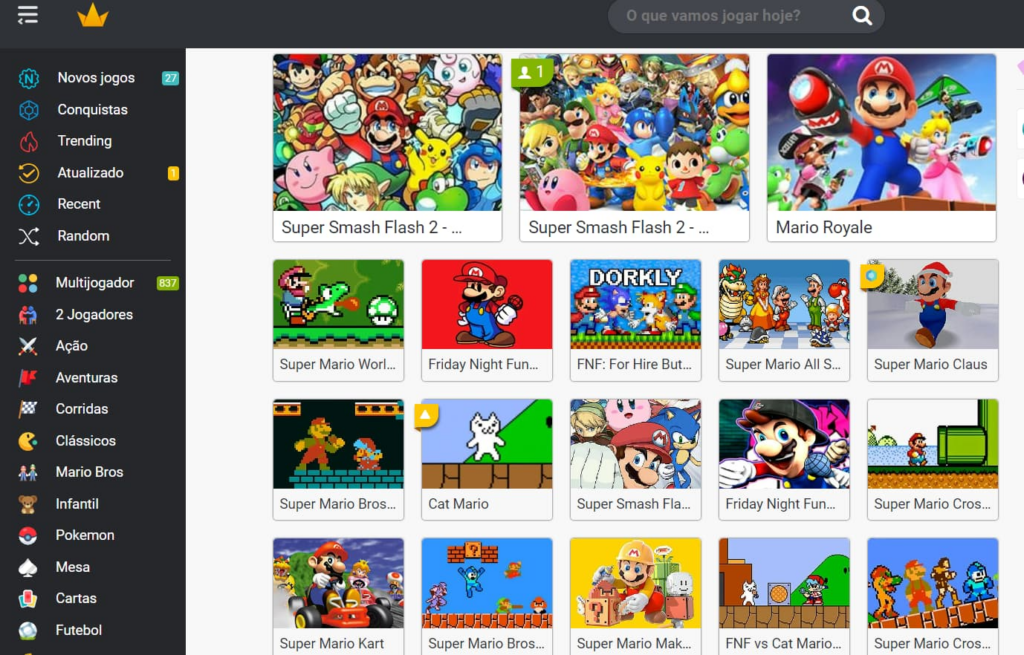  Jogo do Mario no celular