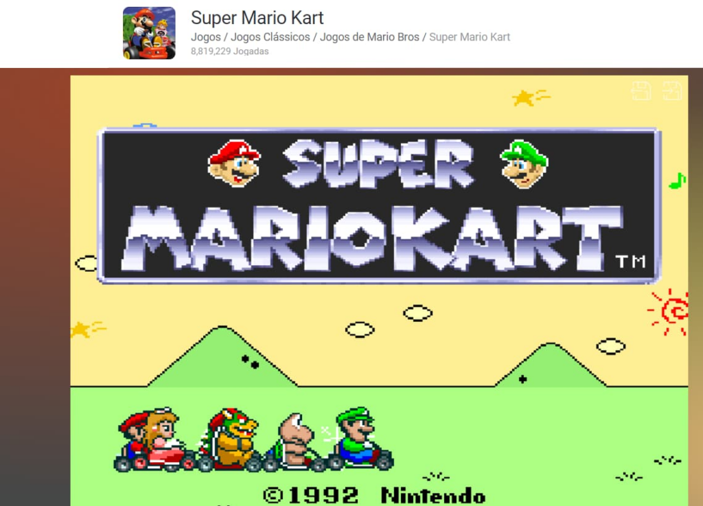  Jogo do Mario no celular