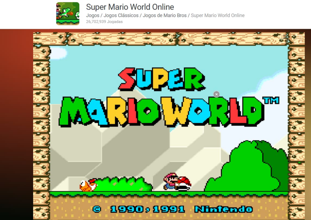  Jogo do Mario no celular
