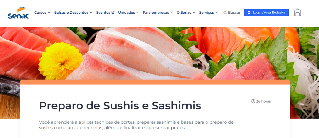Curso de Cozinha Japonesa