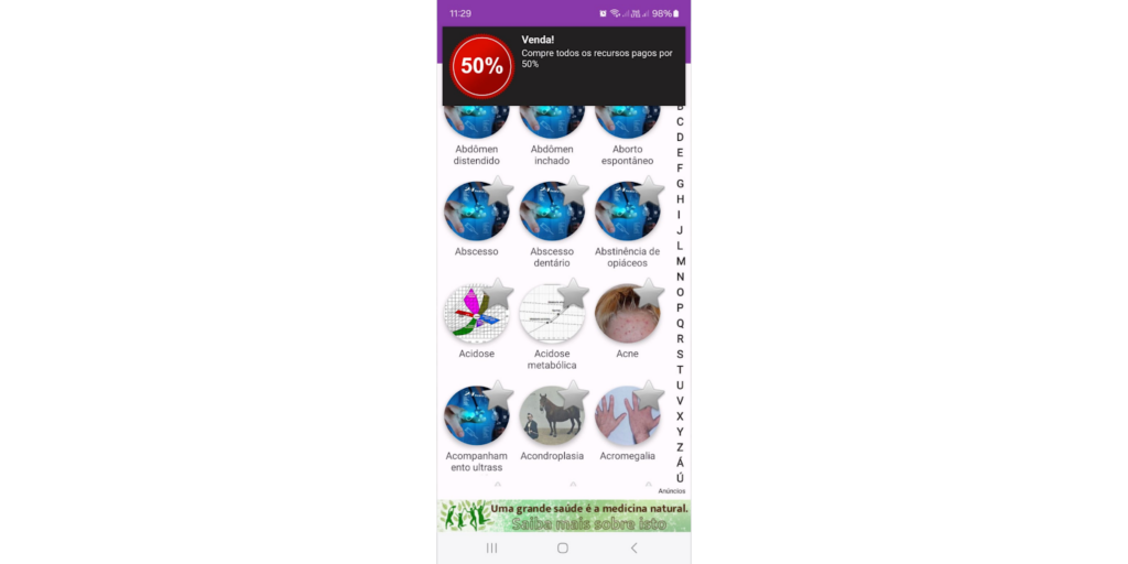 Aplicativo gratuito para entender sintomas de doenças 4 Sintomas de doenças