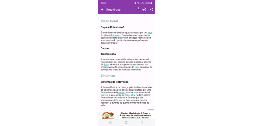 Aplicativo gratuito para entender sintomas de doenças 6 Sintomas de doenças