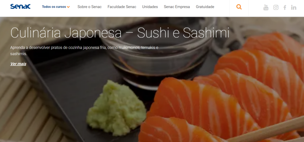 Curso de Cozinha Japonesa