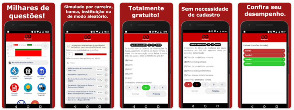 Simulado Técnico em Enfermagem: app com questões de concursos 2 Simulado Técnico em Enfermagem