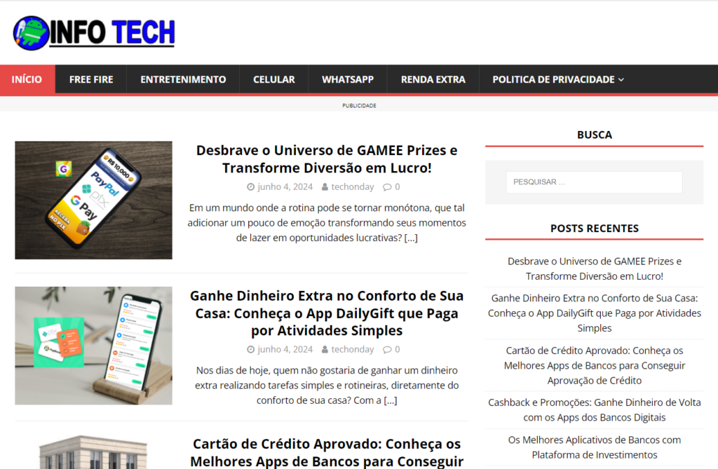 Infotech Tutoriais no Kwai: tutoriais rápidos e simples 2 Infotech Tutoriais