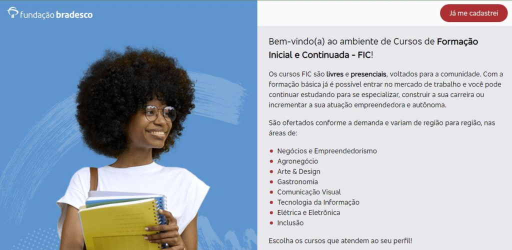 Fundação Bradesco: plataforma com cursos online grátis para todos 4 Fundação Bradesco