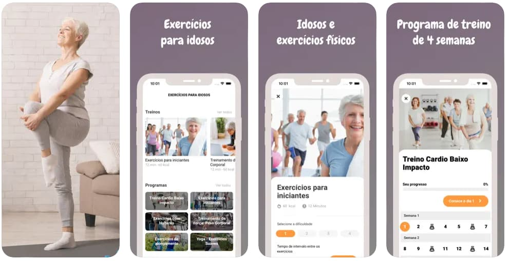 Exercícios para idosos fazerem em casa: acesso gratuito 2 Exercícios para idosos