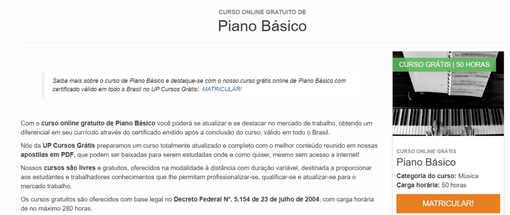 Aulas de piano: aprenda gratuitamente e de maneira fácil em casa 5 Aulas de piano