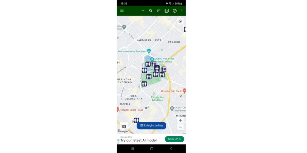 Aplicativo para encontrar banheiro rápido em qualquer lugar 6 Encontrar banheiro rápido