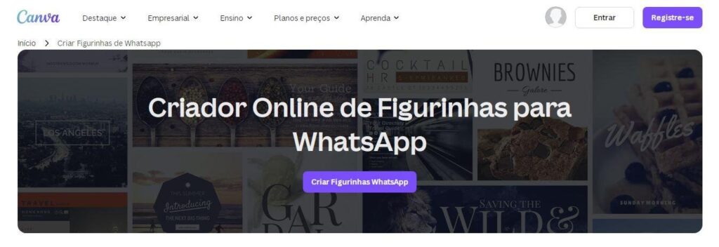 Criar figurinhas para o WhatsApp no Canva