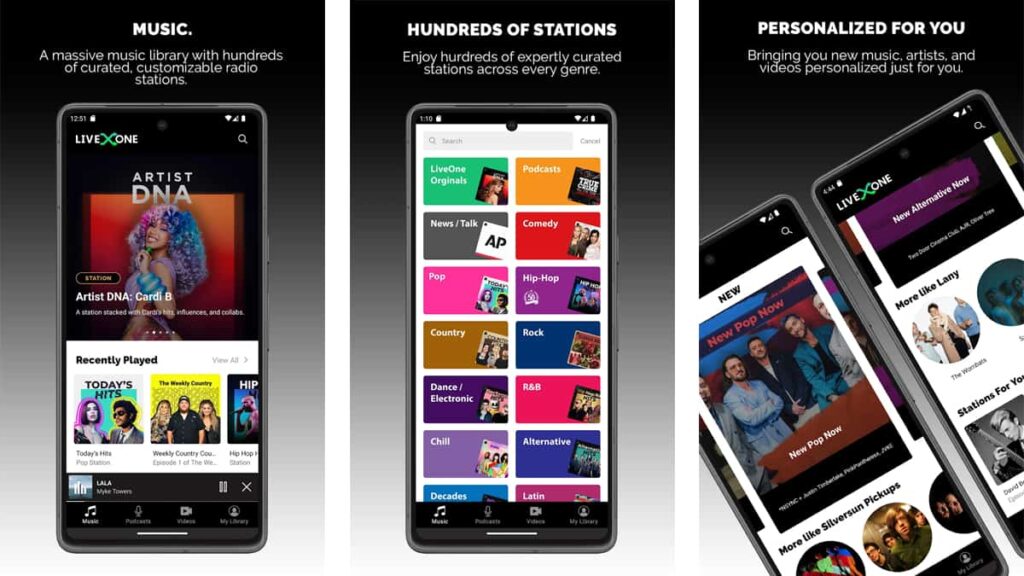 Applications gratuites pour la musique rock