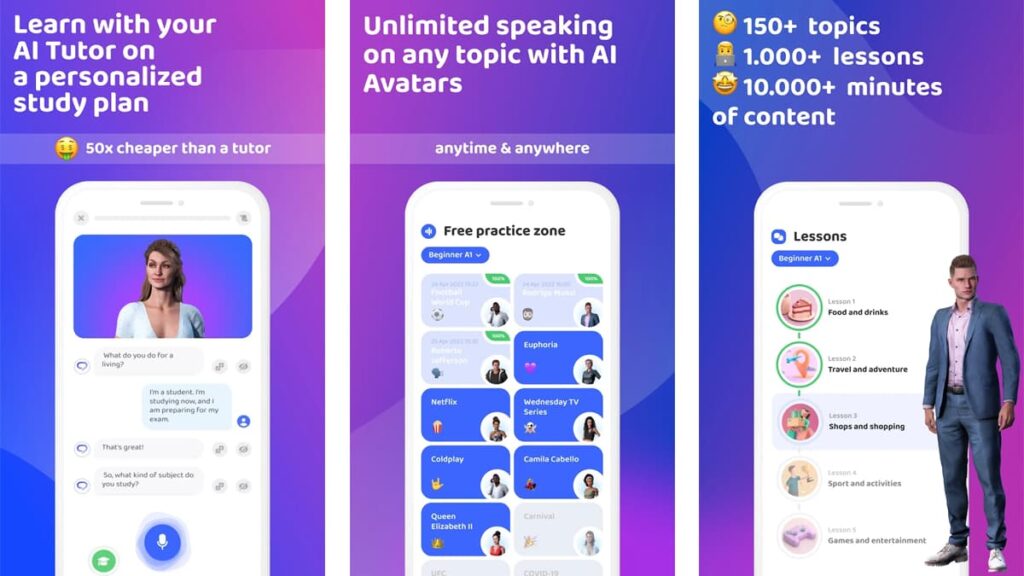 Speak Like a Native Using AI English Learning Apps 3 AI English learning apps