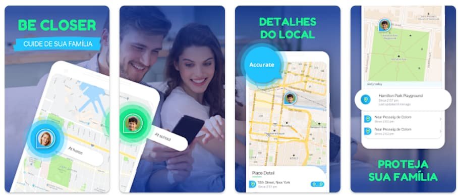 Aplicativo localizador de família por GPS em tempo real 2 Localizador de família