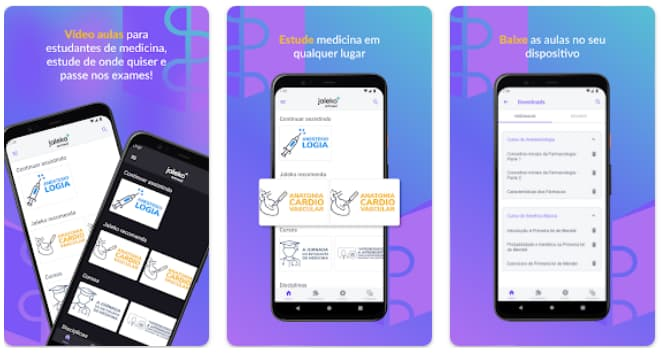 Jaleko: aplicativo de curso para estudantes de Medicina 2 Curso para estudantes de Medicina
