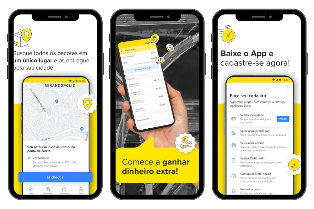 Como conseguir mais entregas para fazer no app do Mercado Livre 4 Conseguir mais entregas